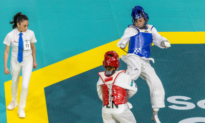 Silvana Cardoso aplica golpe em adversária em luta dos Jogos Parapan-Americanos