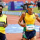 Yeltsin Jacques e o guia Guilherme dos Anjos conquistam ouro nos 5.000m T11 no atletismo do Parapan de Santiago-2023 ; Izabela Campos também faturou