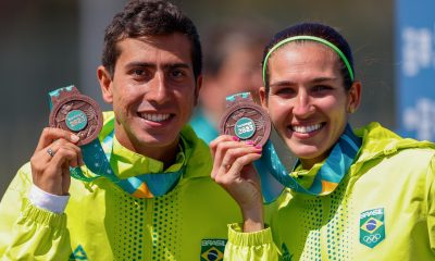 Caio Bonfim Viviane Lyra bronze marcha atlética revezamento misto prata ouro medalha pan santiago 2023