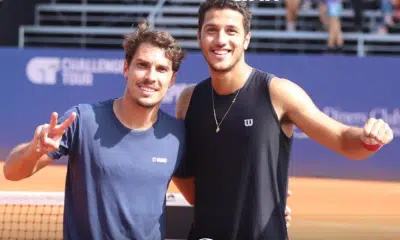 Eduardo Ribeiro e Mateus Alves comemoram título do Challenger de Lima