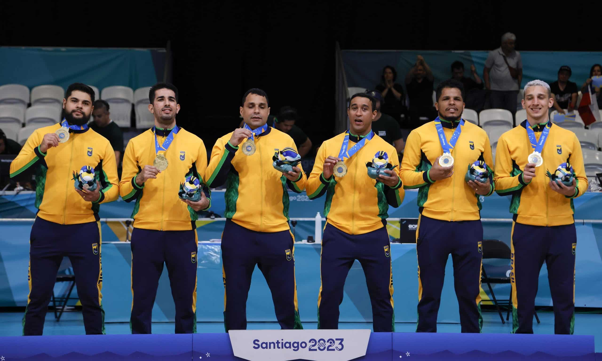 seleção masculina de goalball tabela goalball masculino jogos parapan-americanos santiago