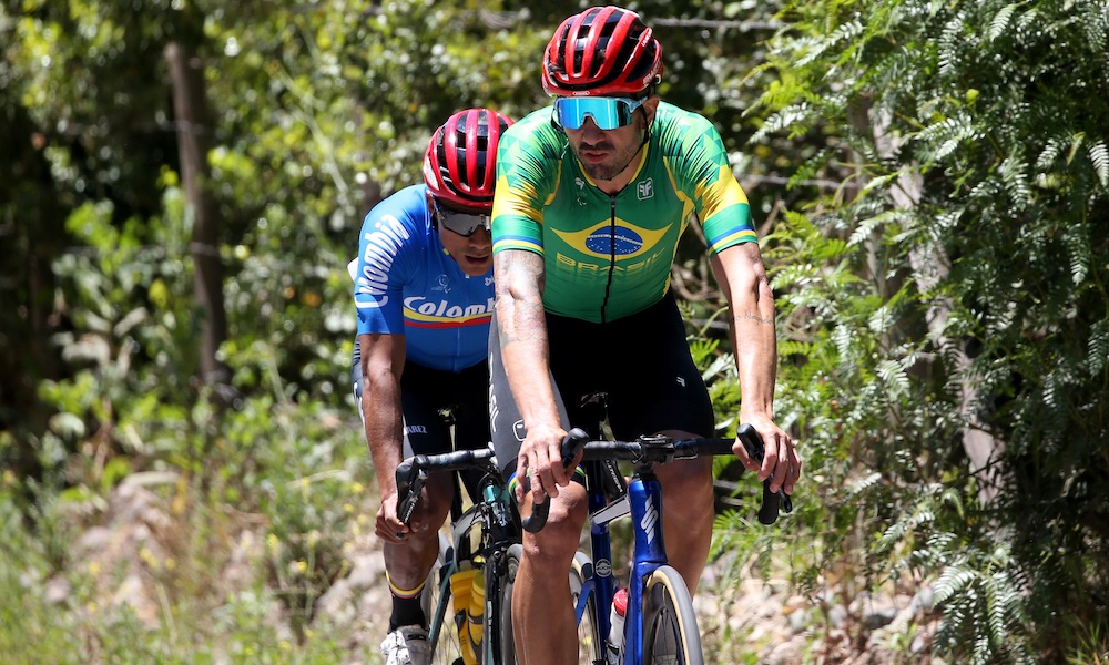 Lauro Chaman e Carlos Andrés Vargas jogos parapan-americanos santiago-2023 ciclismo estrada