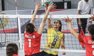 Brasil e China na Copa do Mundo de vôlei sentado feminina