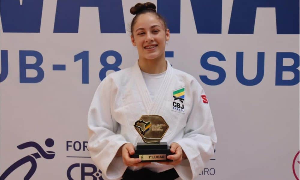 Sophia Câmara, campeã do 63kg na Seletiva Nacional Sub-18 e Sub-21 de judô (Foto: Beatriz Riscado/CBJ)