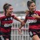 Comemoração das jogadoras do Flamengo na vitória pela Copinha Feminina (Mauro Horita/Ag. Paulistão)