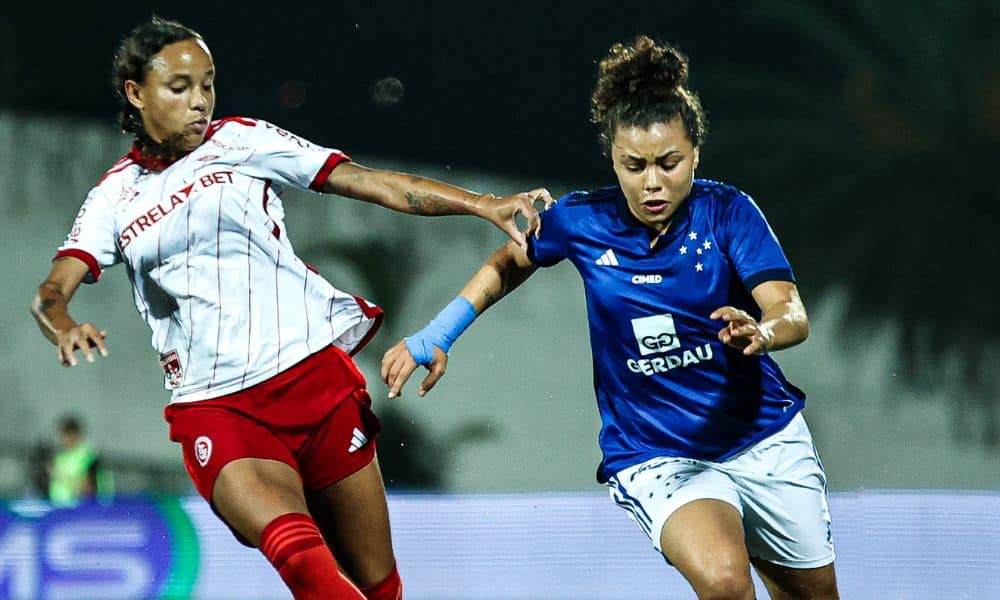 Partida entre Internacional e Cruzeiro, válida pela Brasil Ladies Cup (Reprodução/Twitter/@CruzeiroFem)