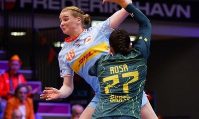 Confronto entre Brasil e Holanda pelo Mundial de handebol feminino (Divulgação/IHF)