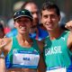 Viviane Lyra e Caio Bonfim, destaques do Brasil na marcha atlética em 2023 (Wagner Carmo/CBAt)