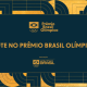 banner do comitê olímpico do brasil com o dizer "vote no prêmio brasil olímpico"