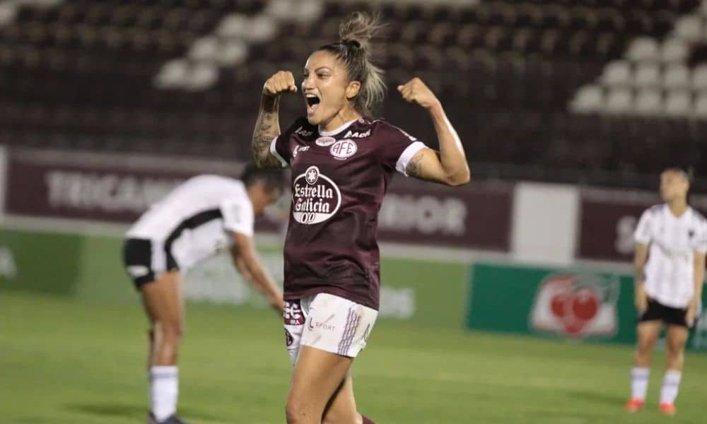 Centroavante Laryh, novo reforço do São Paulo para a temporada de 2024 (Foto: Jonatan Dutra/Ferroviária SAF)