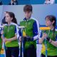 Equipe do Brasil de curling em ação no Jogos Olímpicos de Gangwon-2024 (Divulgação/CBDG)
