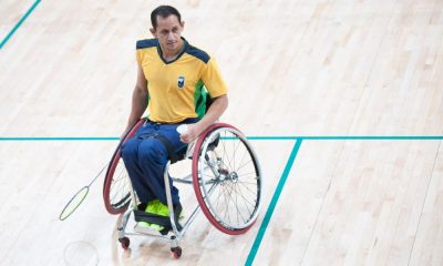 Brasileiro Marcelo Conceição em ação nos Jogos Parapan-Americanos de Santiago-2023 (Saulo Cruz/CPB)