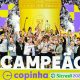Comemoração dos jogadores do Corinthians no título da Copinha sobre o Cruzeiro (Alexandre Battibugli/Ag. Paulistão)