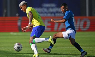 Confronto entre Brasil e Equador, válido pelo Pré-Olímpico de futebol masculino (Divulgação/Conmebol)