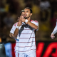 Daniel Rogério, do Flamengo, comemora gol em jogo da Copinha