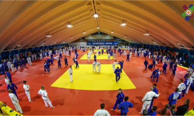 O enorme dojô de Mittersill que receberá os melhores judocas do mundo para sete dias de treinamento de campo. Foto: Gabi Juan/EJU