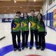 Equipe do Brasil no curling dos Jogos Olímpicos de Inverno da Juventude de Gangwon-2024