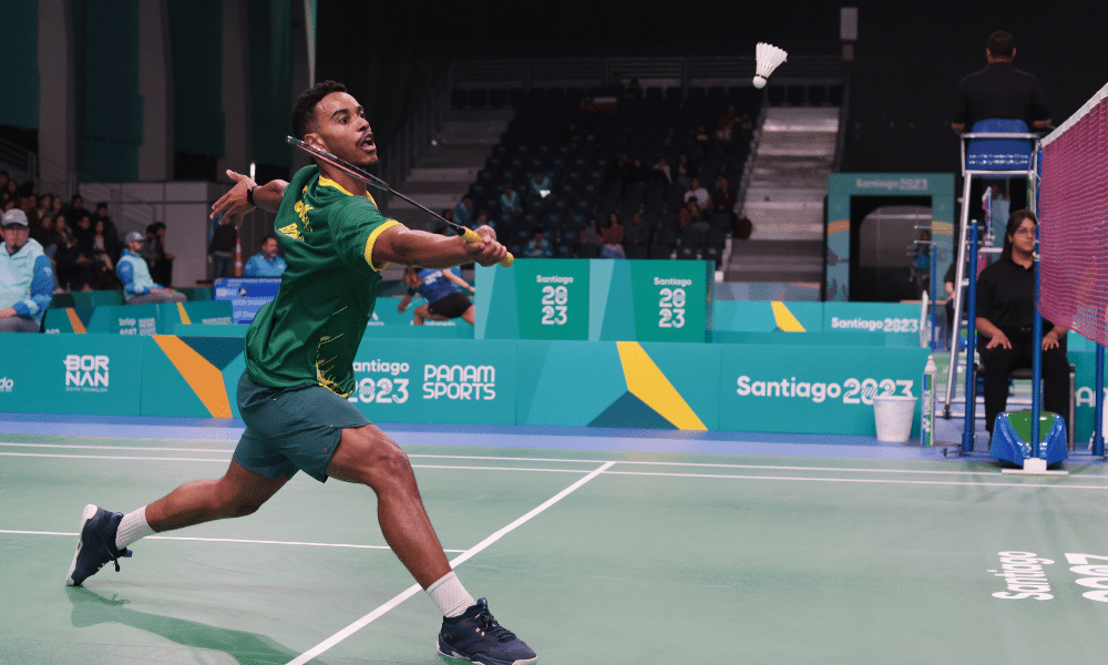 Ygor Coelho no Masters da Tailândia de badminton