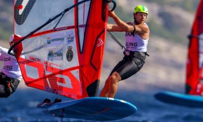 Brasileiro Matheus Isaac, melhor atleta do país no Mundial de IQFoil (Foto: Sailing Energy)