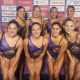 Equipe do Brasil de nado artístico na disputa do Mundial de Doha (Divulgação/CBDA)