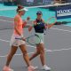 Brasileiras Bia Haddad e Luisa Stefani em ação no WTA 500 de Abu Dhabi (Divulgação/Mubadala Abu Dhabi Open)