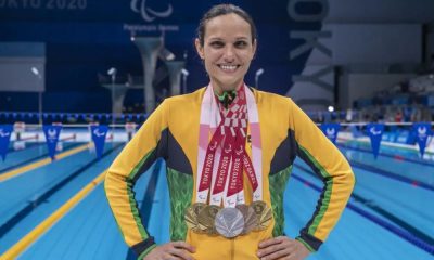 Nadadora Carol Santiago, um do principais nomes do Brasil nos Jogos Paralímpicos de Paris-2024 (Alessandra Cabral/CPB)