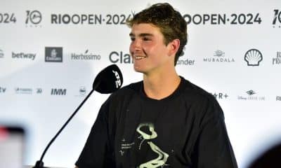 João Fonseca em entrevista coletiva no Rio Open (Divulgação/Fotojump)