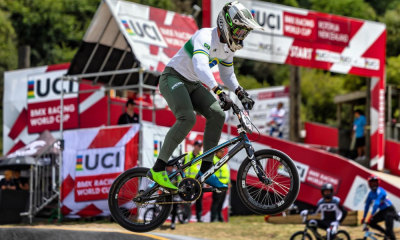 Guilherme Ribeiro compete na Copa do Mundo de ciclismo bmx racing