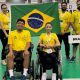 André Martins e Laissa Vasconcelos no Pré-Paralímpico de bocha