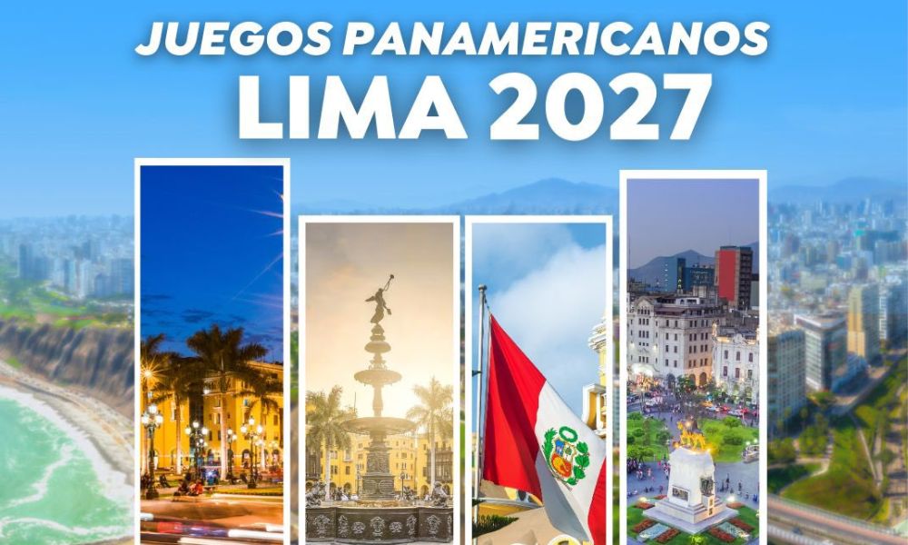 Panam Sports parabenizando Lima por ser sede dos Jogos Pan-Americanos de 2027 (Foto: Panam Sports)