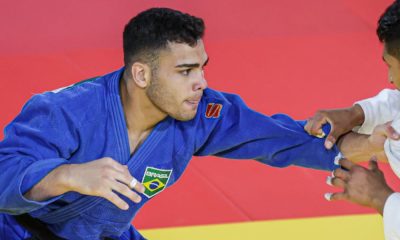 Gabriel Falcão, melhor judoca brasileiro no segundo dia do Grand Slam de Tbilisi (Wander Roberto/COB)