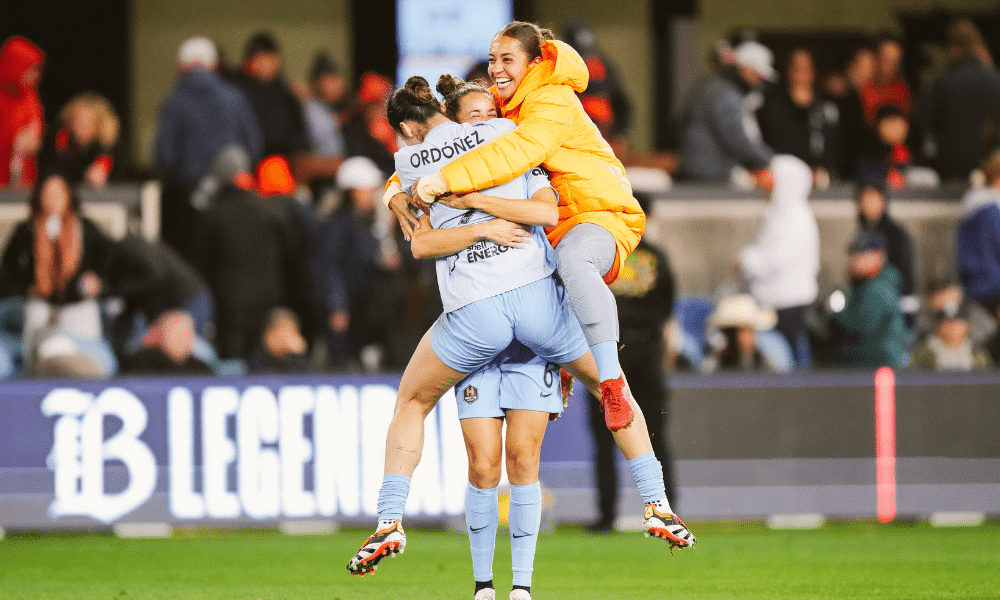 Jogadoras do Houston Dash, time de Andressa Alves, comemoram vitória na NWSL