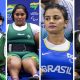 Lara Lima, Tayana Medeiros, Maria Rizonaide e Cristiane Alves quebraram recordes na abertura do Circuito Nacional de halterofilismo