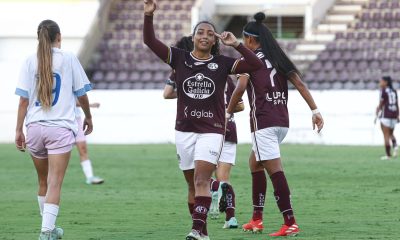 Nat Vendito comemora vitória da Ferroviária sobre o Avaí/Kindermann no Campeonato Brasileiro Sub-20 de futebol feminino