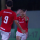 Jogadores do Internacional comemoram gol na Copa do Brasil Sub-17