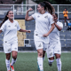 Jogadoras do Santos comemoram gol em partida do Brasileirão Feminino sub-20