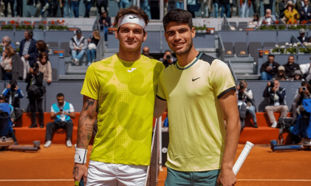 Thiago Wild Carlos Alcaraz Masters 1000 Madri Foto: Mutua Madrid Open
