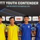 Davi Fuji, Hamilton Yamane e Guilherme Diniz no WTT Youth Contender de SPA