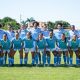 Equipe do Bahia posando para foto antes de partida pelo Brasileiro Feminino A2 (Reprodução/Twitter/@ecbahia)