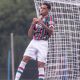 Comemoração de um dos gols da goleada do Fluminense sobre o CRB pela Copa do Brasil Sub-17 (Leonardo Brasil/FFC)