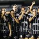 Manifestação das jogadoras do Corinthians, realizada na partida contra i Santos pelo Brasileiro Feminino (Rodrigo Gazzanel/Agência Corinthians)