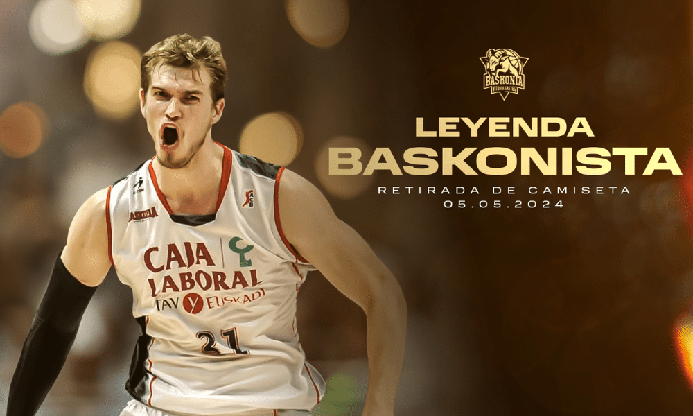 Tiago Splitter com a camisa do Baskonia