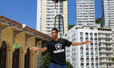 Ygor Coelho em apresentação no Botafogo