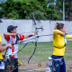 Marcus D'Almeida e Ana Luiza Caetano no Campeonato Pan-Americano de tiro com arco
