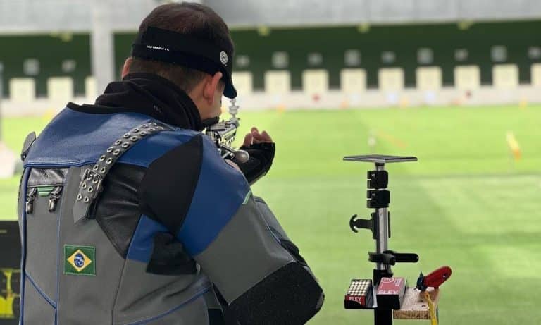 Eduardo Sampaio, Pré-Olímpico de Carabina e Pistola, Pré-Olímpico, Carabina e Pistola carabina 3 posições mundial de tiro esportivo