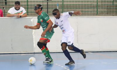 Nonato brilha em vitória do Agafuc regional de futebol de cegos