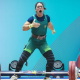 Amanda Schott vibra com classificação olímpica no levantamento de peso para Paris-2024
