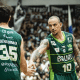 Alex Garcia e Gemadinha em partida Vasco x Bauru Basket no NBB
