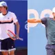 Pedro Boscardin e Nicolas Zanellato, brasileiros ainda vivos no Challenger de Santos (Instagram/ @pedroboscardin e Andreas Schebesta/Schwaben Open)