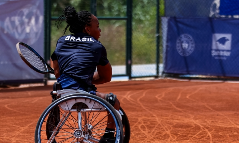 Vitória Miranda na Copa do Mundo de tênis em cadeira de rodas